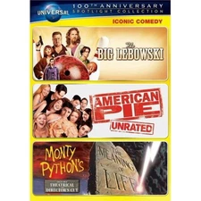 3 Movie DVD Comedy Collection – Big Lebowski, American Pie, Monty Python