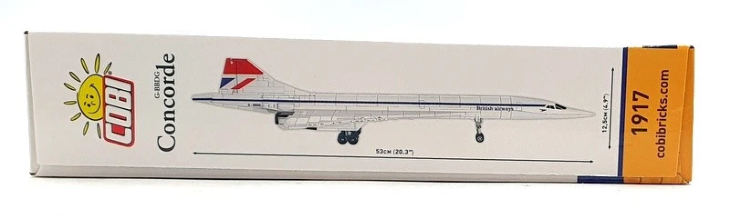 Ladrillos Cobi escala 1/95 1917 - Concorde G-BBDG - Colección histórica Foto 2 de 4