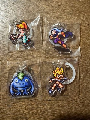 Chrono Trigger Secret Marle Eira Acrylic Keychain Set Official Game Merchandise