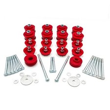 KF04060BK Body Mount Bushing, Body Cab Mounts, Cab 2008-2016 Ford F250 F350 red