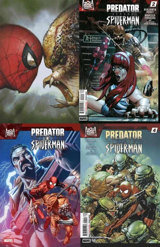 Predator vs. Spider-Man (Issues #1 to #4 inc Variants, 2025)