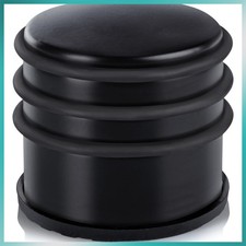 T&uuml;rstopper T&uuml;rpuffer Boden T&uuml;rhalter Feststeller Edelstahl Schwarz Set 1200g