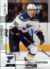 2017-18 O-Pee-Chee #417 Zach Sanford - HKY