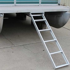 Under Deck Pontoon Boat Ladder 5 Step Ladder Stores Under Deck 