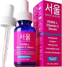 SeoulCeuticals PDRN Vitamin C Serum - Korean Anti Aging Skin Repair Booster
