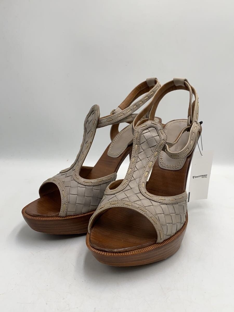 BOTTEGA VENETA Intrecciato high heel sandals, size 38 thumbnail 2