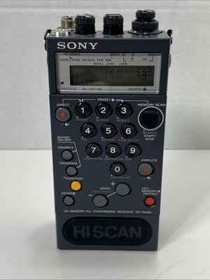 Sony ICF-PRO80 PLL SYNTHESIZER RECEIVER ALL BAND RADIO Complete
