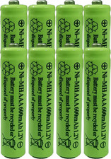 Ni-Mh AAA 600Mah 1.2V Rechargeable Battery for Solar Lights Outdoor Garden Lamp