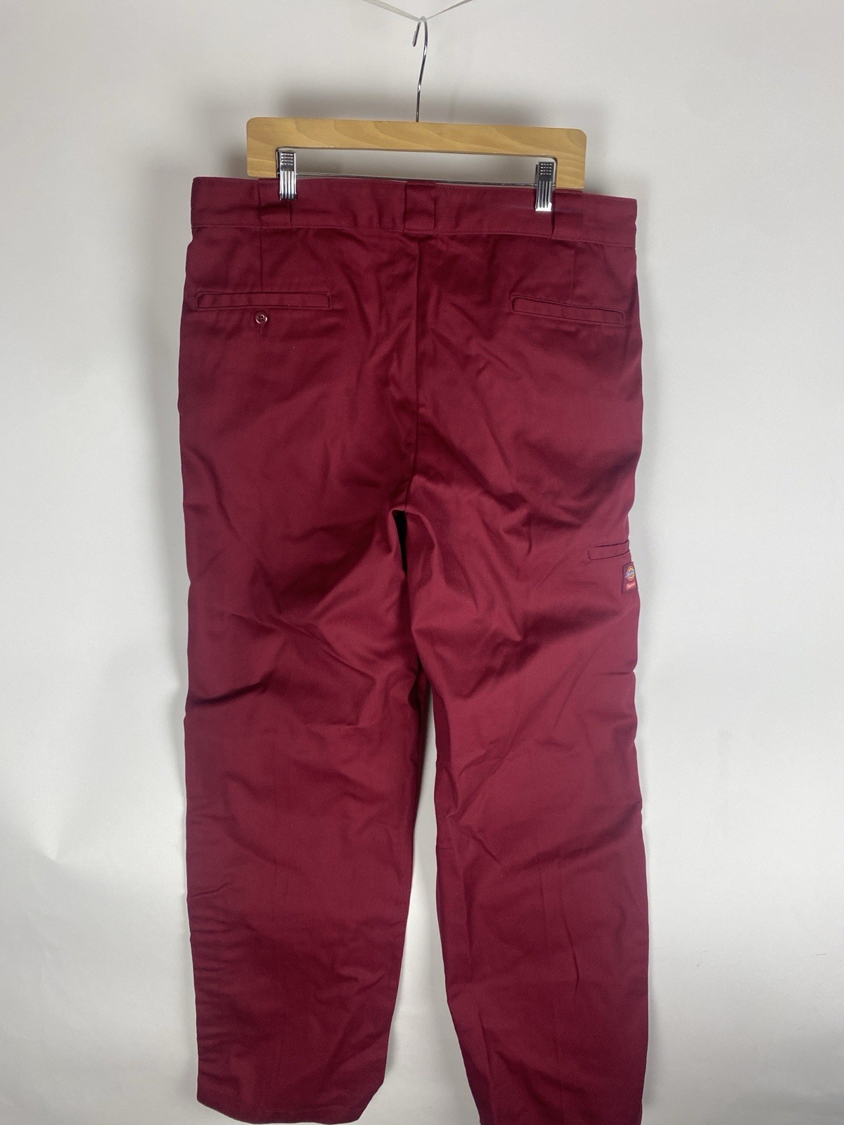 New Supreme x Dickies Stripe 874 Work Pant 'Maroon P20S22M2N  Men’s Size 38 image 6
