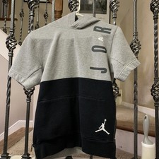 Youth Large 12-13 Year Olds Michael Jordan Short Sleeve Hoodie Sweatshirt