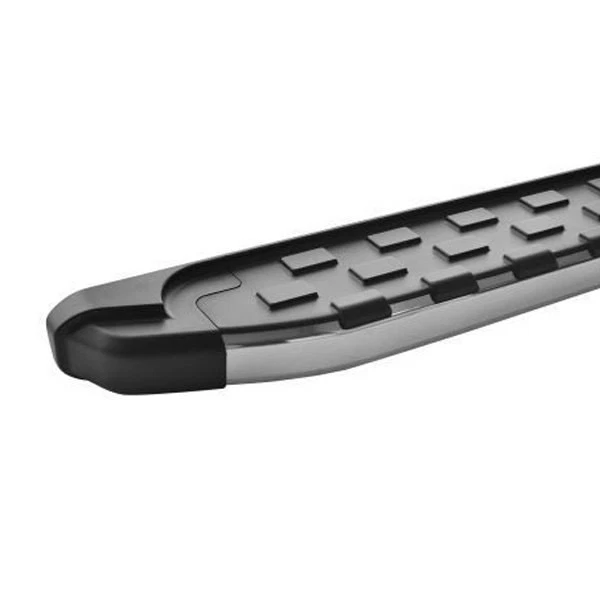 For Nissan Murano 09-14 5.5" REC Series Black Running Boards w Polished Trim - Изображение 3 из 4