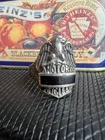 Vintage Harley Davidson Sterling Silver Motorcycle Ring Size 13 11.1 G Rare