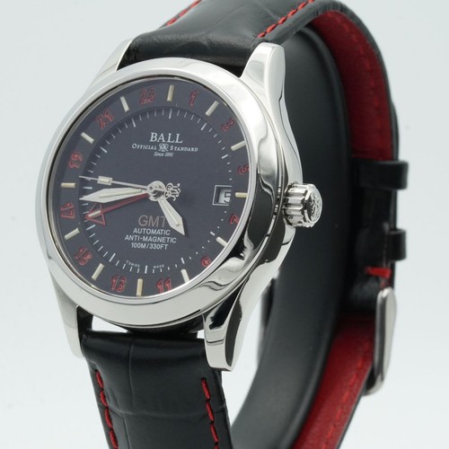 BALL EINGINER GMT AUTOMATIK HERREN UHR STAHL BAND 39MM TOP ZUSTAND NM1016 - Bild 4 von 10