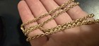 10K 417 Yellow Gold Twist Rope Necklace 17.5in 4.4 Grams NICE!!!!!! — photo 7