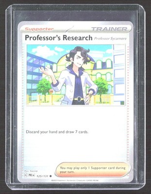 SV: Prismatic Evolutions #125/131 Professor's Research [Professor Sycamore]