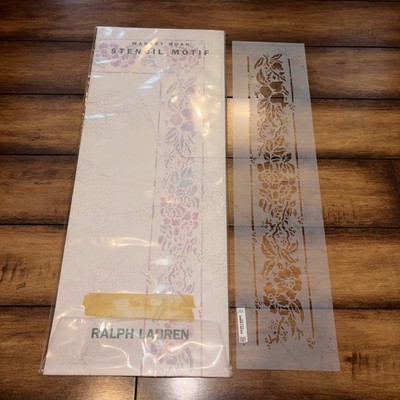 vintage Ralph Lauren ''Market Road'' decorative stencil motif