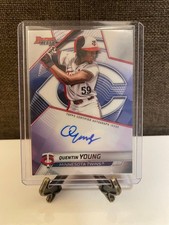 2025 Bowman's Best Topps Quentin Young Auto Signed Card - Minnesota Twins