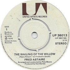 Fred Astaire - The Wailing Of The Willow, 7", (Vinyl)