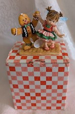 2006 My Little Kitchen Fairies Gingerbread Cookie Fred & Ginger Fairie Figurine
