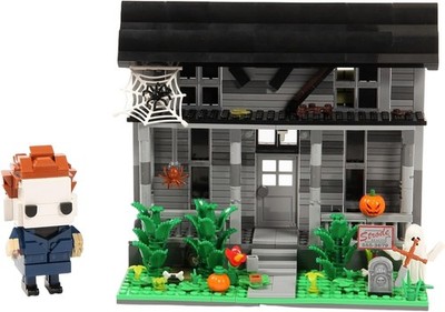Halloween Movie Building Set   Horror House & Figure, Toy Building Blocks Compat