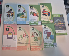 Lot Of 9 Provo Craft Cricut Fonts Features Cartridges