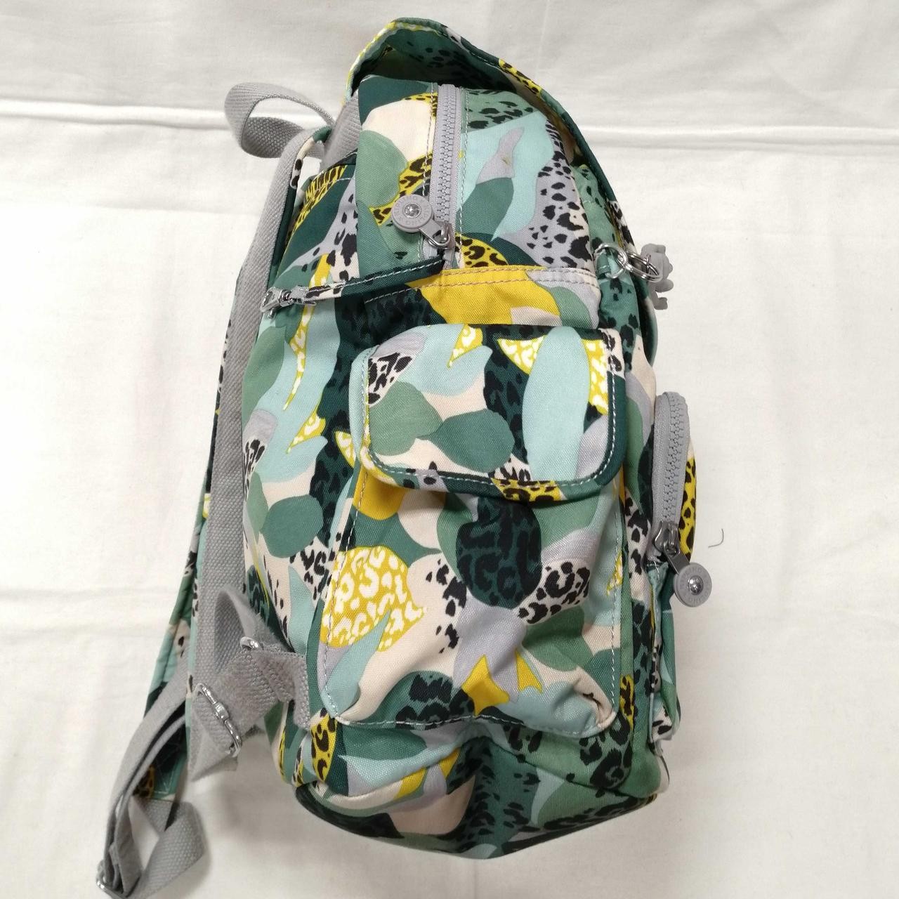 All Over Pattern Backpack Kipling Model Green X Y… - image 8