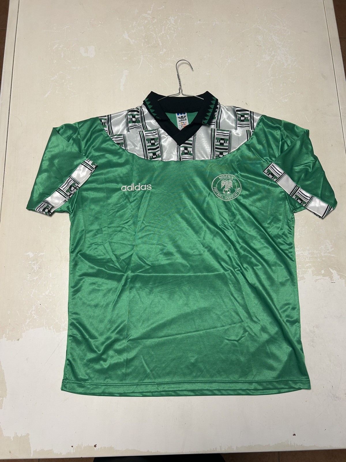 Maglia Calcio Nigeria Mondiali 1994 Adidas No Numero Taglia XL Rara Vintage