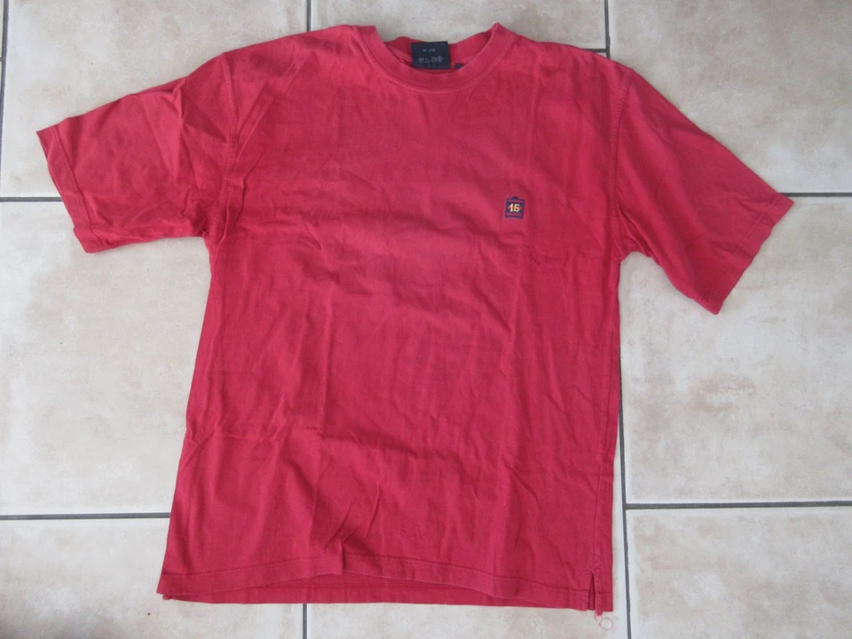 T shirt rouge Serge Blanco taille XL - Photo 1/4