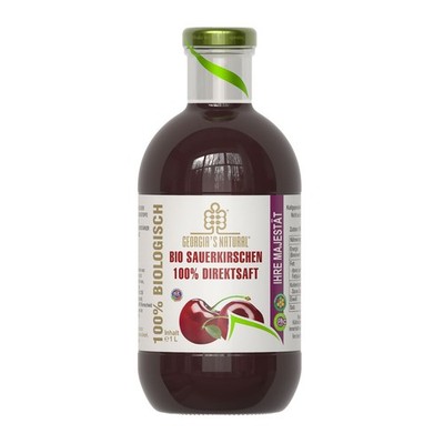 6 x 1L Bio Sauerkirschen 100% Direktsaft von Georgias Natural (9,17 EUR/l)