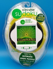 Circular Sudoku Illuminated Touch Screen and Stylus Handheld Game Techno Source
