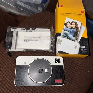 Kodak Mini Shot 2 Retro C210R Instant 2-in-1 Digital Camera Photo Printer Black