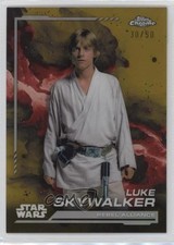 2024 Chrome Star Wars Rebel Alliance Gold Refractor 30/50 Luke Skywalker 1cc7