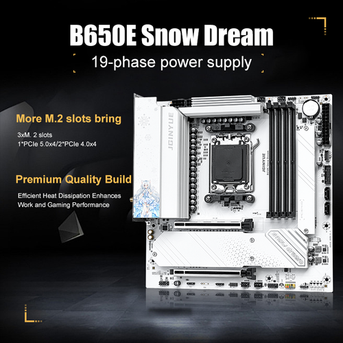 Placa Base AMD AM5 B650E M-ATX AM5: 4x DDR5 + 3x M.2 PCIe 5.0/4.0 - Imagen 7 de 11