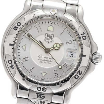 TAG Heuer 自動巻 タグホイヤー 6000シリーズ WH5111 TAG HEUER 6000 series WH5111-K1 Date Silver Dial Automatic Men's