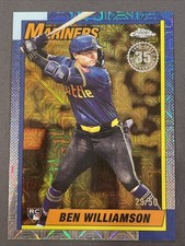 2025 Topps Ben Williamson 1990 Silver Pack Chrome Gold Refractor RC #U90C10 /50