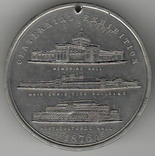 Declaration of Independence Centennial Exposition 1876 Medal