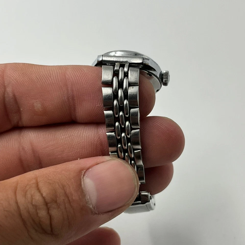 Reloj Mujer Vintage Edox Automático 921447 - Esfera Beige - Acero Inoxidable Suizo Foto 2 de 4