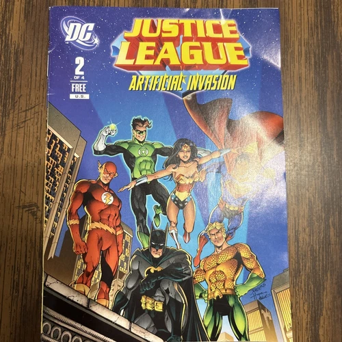 General Mills Justice League #2 Artificial Invasion Mini-Comic DC Comics 2011