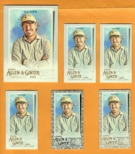 Chip Gaines lot of 6 - 2020 A & G Baseball $63 BV UNLIMITED SHIPPING FOR $4.00