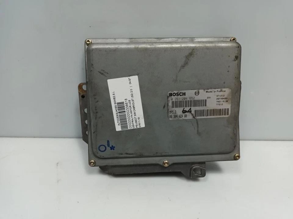 9630402480 Centralina Motore per PEUGEOT 306 CABRIOLET (S2) 2.0 1997 2338618 - Immagine 3 di 4