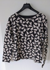 Marc Cain Sweatshirt N3/38 Dunkelgrau mit Bei...