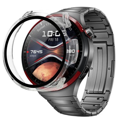 Schutzhülle mit Glass für Huawei Watch 4 Pro Space Edition Bizon Case Cover Etui