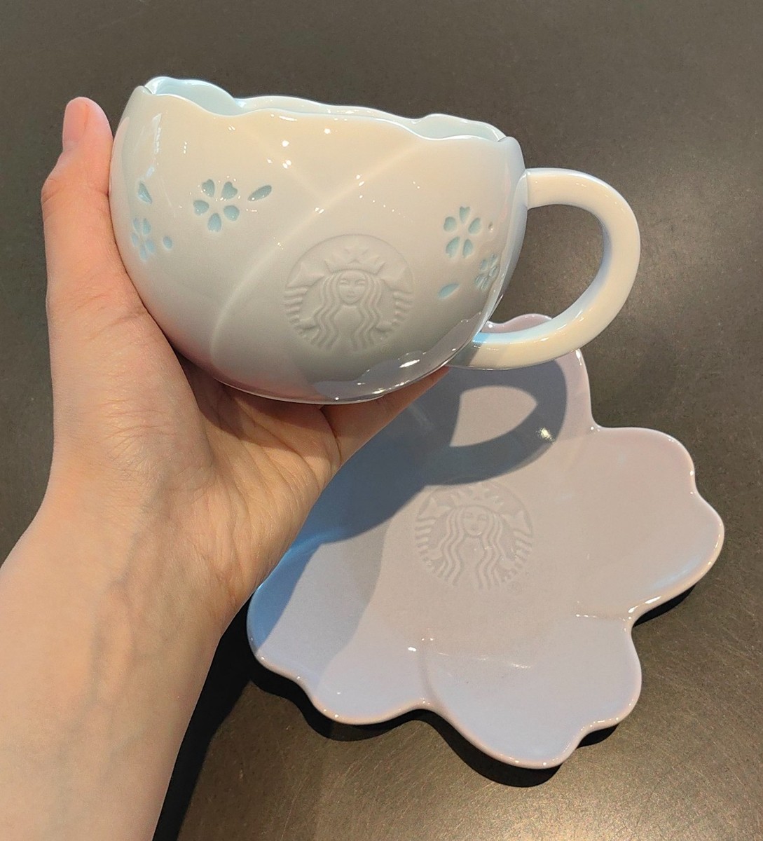Starbucks 2026 China Twilight Sakura Jingdezhen Linglong Craft Mug