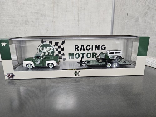 M2 Machines Chase 1956 FORD F-100 Truck and 1932 Tudor Sedan Quaker State 750 - Picture 2 of 6