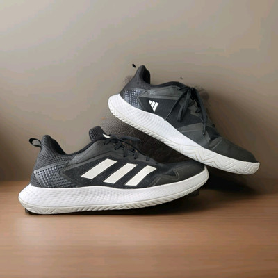 adidas Defiant Speed Tennis Shoes Black Trainers Hard Court ID1507 Sz US 11 EUC