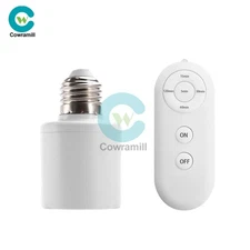 AC110-240V Ampoule de contrôleur de commutateur de convertisseur de délai intelligent E27 Porte-lampe