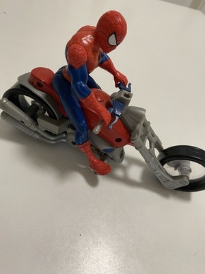 Spiderman Vintage Figur 2015 Mit Motorrad