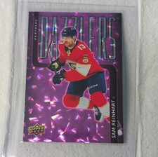 Upper Deck Dazzlers Sam Reinhart DZ-6 Pink 2025-26 Series 1 Florida Panthers NHL
