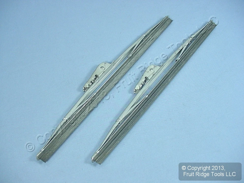 PAR DE LIMPIAPARABRISAS ANCO 521 Modelo SE Extremo Recto Rain Master 11" Hecho en EE. UU. Foto 2 de 4