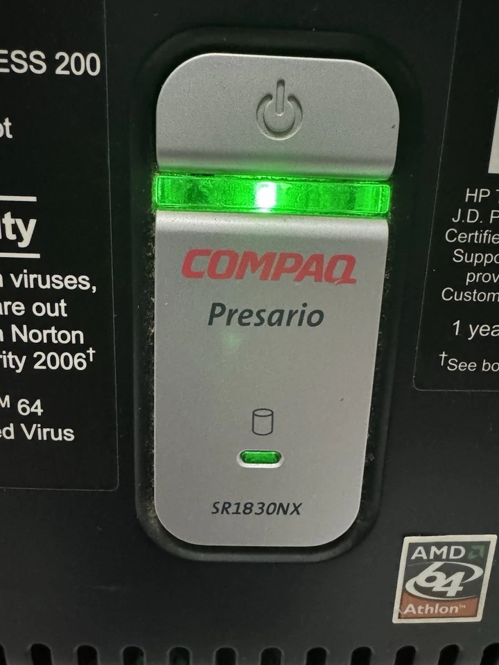 Compaq Presario SR1830NX AMD Athlon 64 3500+ 2.2Ghz 1GB 200GB XP Media Center - Image 3 of 4